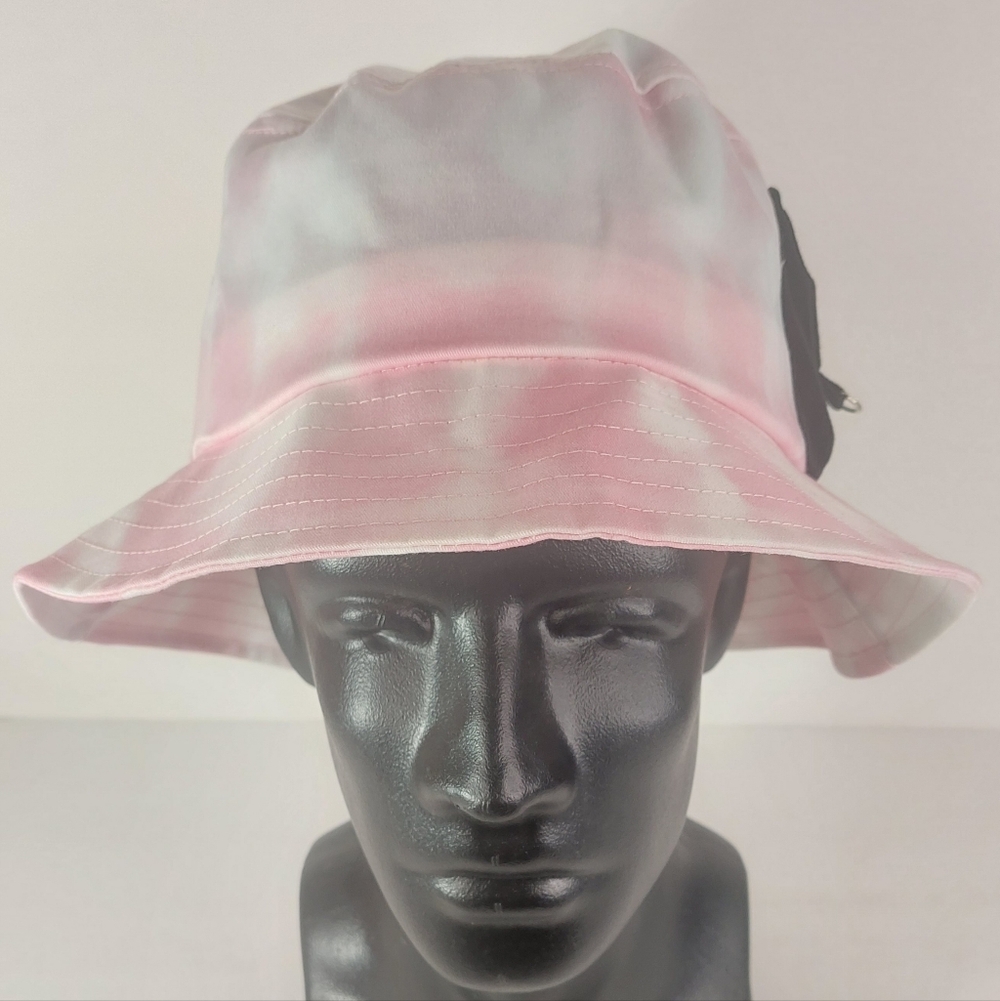 Light Pink Tie Dye Patterned Bucket Hat BNWT DLG Bucket Hat Size: S/M With Pouch